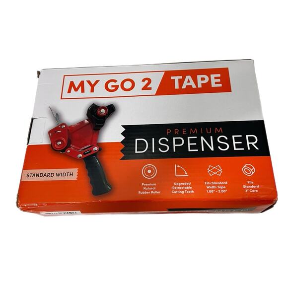 My Go 2 Handheld 2" Inch Portable Tape Gun Dispenser Packing Cutter Heavy Duty - Picture 1 of 3